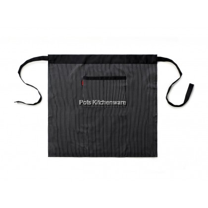 Homeline Half Length Half Body Restaurant Chef Apron Bistro Barista Waiter Waitress Apron 线条厨房围裙- L0226
