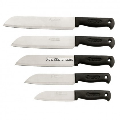 Original Thailand Kiwi Brand Kitchen Stainless Steel Jawa Knife with Anti-Slip Plastic Handle Pisau 水果刀 - KW474M