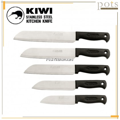Original Thailand Kiwi Brand Kitchen Stainless Steel Jawa Knife with Anti-Slip Plastic Handle Pisau 水果刀 - KW474M