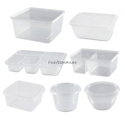 Felton BPA Free Plastic Round Rectangle Square Disposable Take Away Food Container