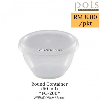 Felton BPA Free Plastic Round Rectangle Square Disposable Take Away Food Container