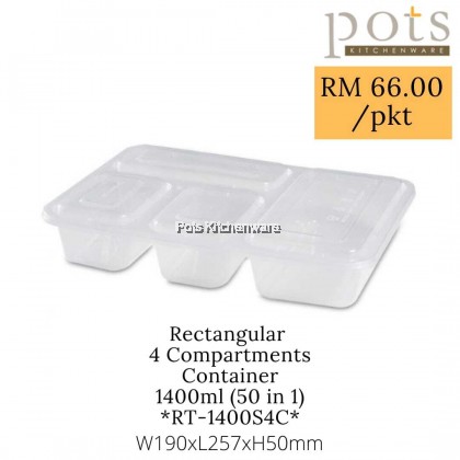 Felton BPA Free Plastic Round Rectangle Square Disposable Take Away Food Container