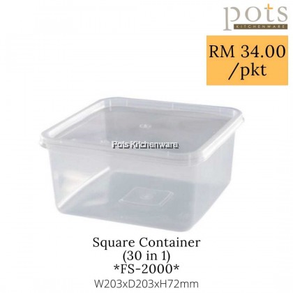Felton BPA Free Plastic Round Rectangle Square Disposable Take Away Food Container