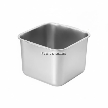 Toffi Stainless Steel Square Condiment Bowl & Lid- K5700