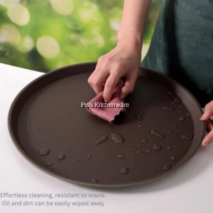 Catering Anti- Skid Nonslip Round Serving Tray (28/ 35/ 40cm)