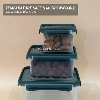 Elianware Ezy-Lock Airtight Seal Food Container Storage Microwavable & BPA-Free Bekas Makanan 密封食品容器-E2670