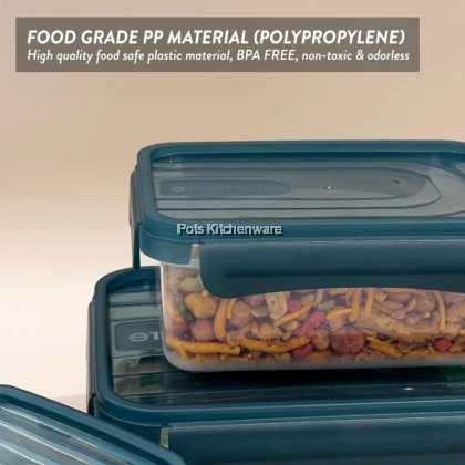 Elianware Ezy-Lock Airtight Seal Food Container Storage Microwavable & BPA-Free Bekas Makanan 密封食品容器-E2670