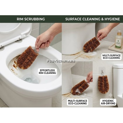 Durable Rayaco 2pcs Tiger Coco Brush Berus Sabut Belang椰棕刷-P00-3924130M