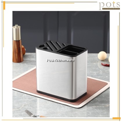 High Quality Stainless Steel Knife Tool Holder Rak Pisau 不锈钢刀架-S00-B6825