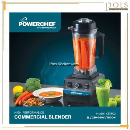 POWERCHEF 1500w Commercial Blender Mesin Pengisar Komersial 商用冰沙机J00-KE1502