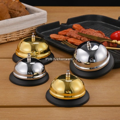 Stainless Steel Silver/Gold Call Bell Service Bell Restaurant Call Bell Loceng Panggilan Keluli Tahan Karat 桌铃B2304 Stainless Steel Silver/Gold Call Bell Service Bell Restaurant Call Bell Loceng Panggilan Keluli Tahan Karat 桌铃B2304