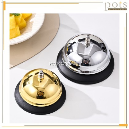 Stainless Steel Silver/Gold Call Bell Service Bell Restaurant Call Bell Loceng Panggilan Keluli Tahan Karat 桌铃B2304 Stainless Steel Silver/Gold Call Bell Service Bell Restaurant Call Bell Loceng Panggilan Keluli Tahan Karat 桌铃B2304