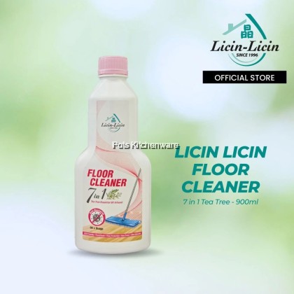 Licin-Licin 7-in-1 Anti Bacterial Fruity Fresh Stain Remover Floor Liquid Cleaner Sabun Cuci Lantai 抹地水 (900ml) - 9N9