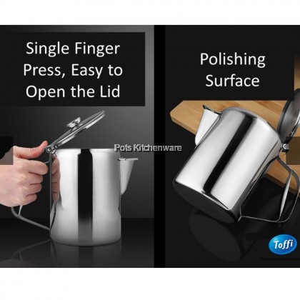 Toffi Stainless Steel Coffee Pot Teapot Teko Besi Cerek Teh Kopi 不锈钢茶壶咖啡壶水壶 - B1100