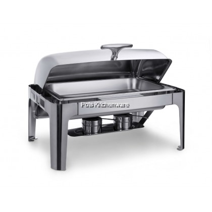 Stainless Steel Rectangle Chafing Dish Buffet Catering Set Berkas Lauk Food Segi Empat - B4001
