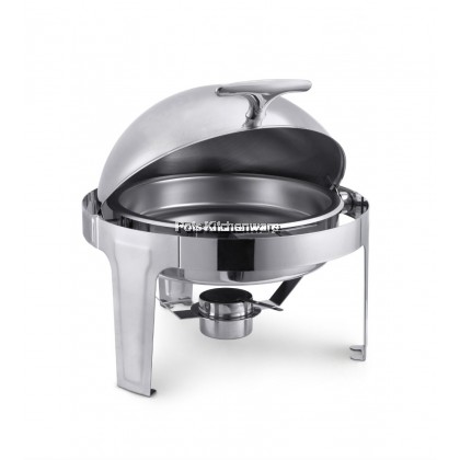 Stainless Steel Round Chafing Dish Buffet Catering Set Berkas Lauk Food Dome Cover - B4002 Stainless Steel Round Chafing Dish Buffet Catering Set Berkas Lauk Food Dome Cover - B4002