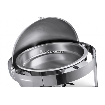 Stainless Steel Round Chafing Dish Buffet Catering Set Berkas Lauk Food Dome Cover - B4002 Stainless Steel Round Chafing Dish Buffet Catering Set Berkas Lauk Food Dome Cover - B4002